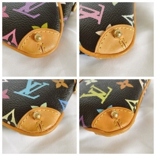 LOUISVUITTON マルチカラー ポシェット ミラ PM ポーチ チェーン