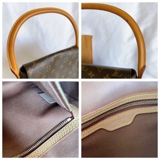 LOUIS VUITTON モノグラム　ミニルーピング　ハンドバッグ
