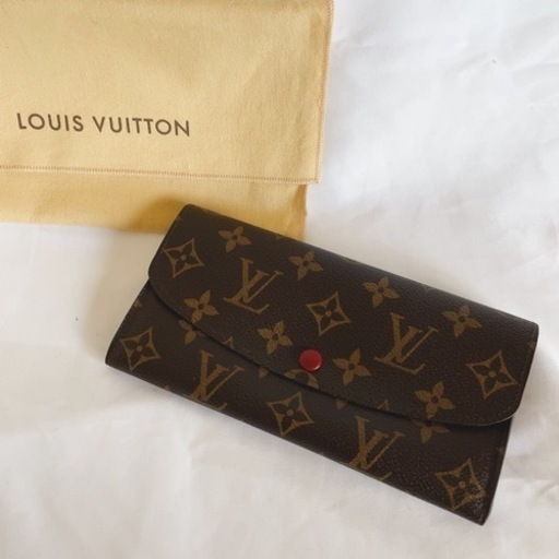 LOUIS VUITTONモノグラム ポルトフォイユ エミリー ルージュ 長財布