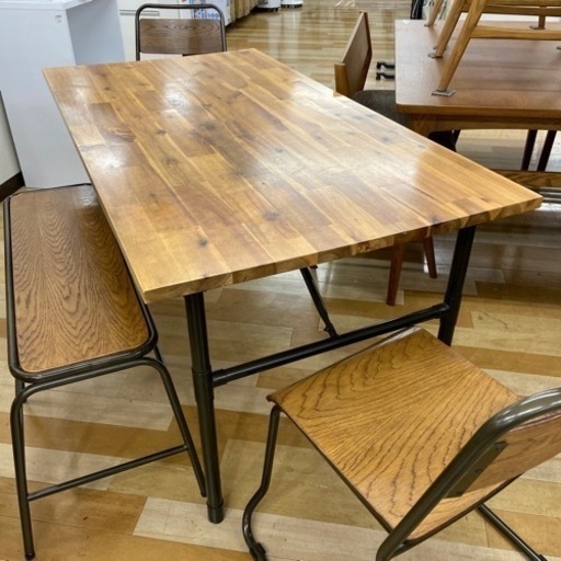 UNICO ベンチダイニング4点セット【トレジャーファクトリーラパーク岸和田店】