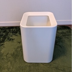くずかご　茶・白セットの画像