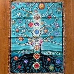 生命の樹　生命の木　チャクラ　壁掛け　マルチクロス　カバー　ヨガ...