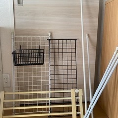 【⭐︎受渡者決定】突っ張り棚、突っ張り棒【取りに来られる方】