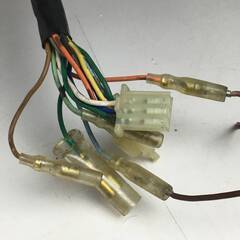 🔷🔶🔷ut5/98 ホンダ エイプ50 スイッチボックス/クラッチレバー 左 HM-240B-T バイク パーツ 部品 ※動作未確認 現状 ジャンク■🔷🔶🔷の画像