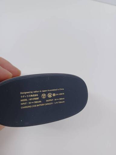 radius/ラディウス HP-V700BT ワイヤレスイヤホン