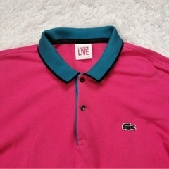LACOSTE（美品）ラコステ　ポロシャツ　HONGKONGリミテッド　サイズ5 XLの画像