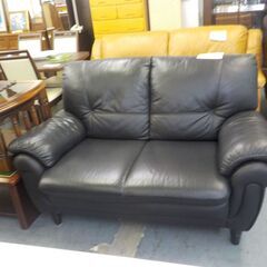 ID148154 ソファー2人掛け 黒