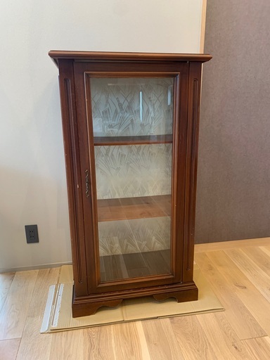 ビンテージ家具　書棚/ショーケース/キャビネット