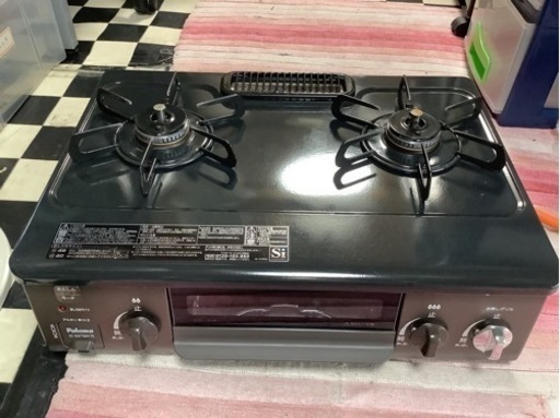 【リサイクルサービス八光】2021年製　パロマ　ガスコンロ　LPガス　右強火　IC-S37BM-R