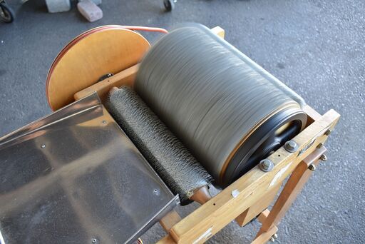 ヤ取終了9/18】≪zyt1119ジ≫ 東京手織機 カード機 電動式 キャスター