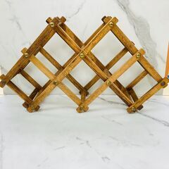 【レガストック川崎本店】木製 ワインラック アンティーク