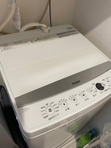 【中部〜北部で待ち合わせ可能】洗濯機　Haier 2020年製　7.0kg