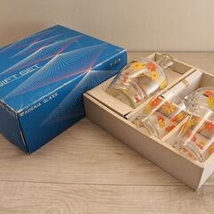 アデリア ADERIA 花柄 GIFT SET GLASS 昭和...