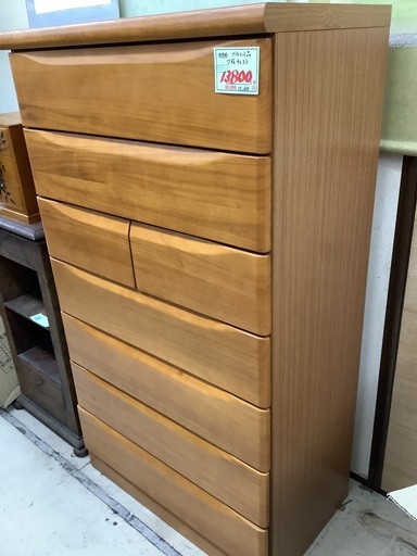 未使用 7段チェスト アウトレット品 管G230824AK (ベストバイ 静岡県袋井市)