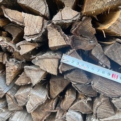 (残り一台分)ナラ乾燥薪38㎝小割り軽トラック一台分　キャンプや焚き付けにの画像