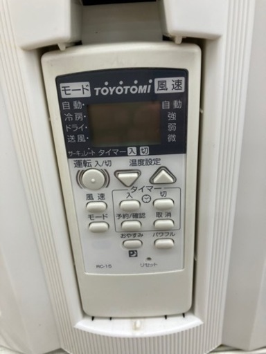 TOYOTOMI?～6畳銀イオンフィルター?ウインドエアコン8546