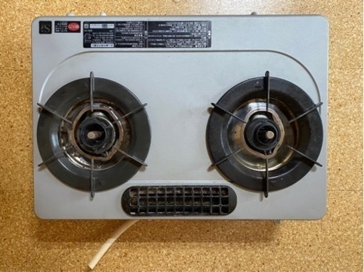 リンナイ　グリル付き　ガステーブル　都市ガス用　KGT-56NTS