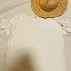 レディース　Tシャツ　半袖　白　無地