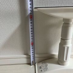 〈受渡者決定〉【無料！引き取り限定】家具転倒防止伸縮棒（地震つっぱり棒）2個セットの画像
