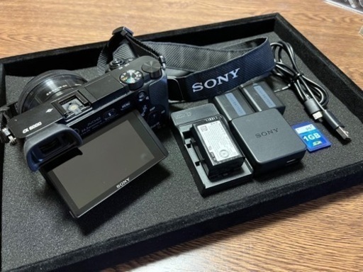 SONY ソニー α6000  Black ブラック ミラーレス 一眼カメラ レンズキット