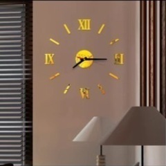 新品、壁時計2つ(ゴールド、シルバー)の画像