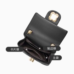 新品2way 牛革レザー カーフスキン 菱形パフパフ感 チェーン長さ調整可能 上品なショルダーバッグの画像