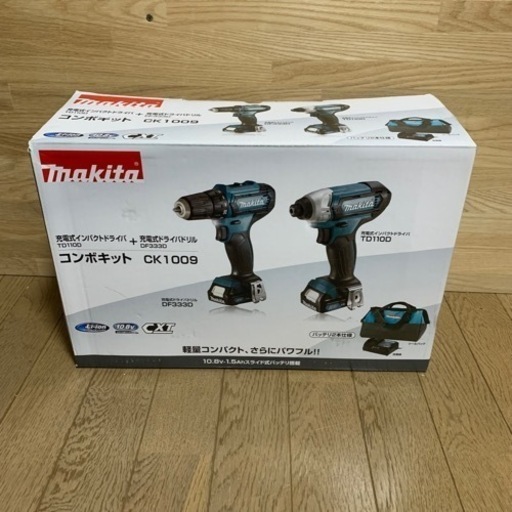マキタ　インパクト　ドライバー　ドリル　コンボキット　フルセット　バッテリー付