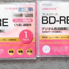 録画用ディスク２枚セット（ＢＤ−ＲＥ）