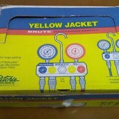エアコンの季節到来！アサダ　ASADA イエロージャケット　エアコンマニホールド未使用訳あり！134a などにの画像