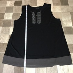 レディース・袖なし・チュニック風　3Lの画像