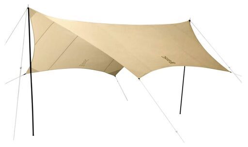 【新品未使用品】DOD(ディーオーディー) ベーシック ヘキサタープ オールインワン 延長テープ 標準付属 UV加工済