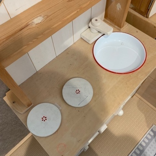 木製　おままごと　キッチン　セット　