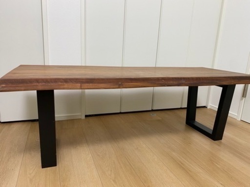 ローテーブル　一枚板