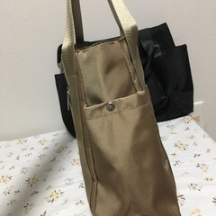 男女共通 ナイロン撥水加工トート肩掛けバッグの画像