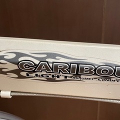 カリブー折りたたみ自転車　20インチ　切り替え付き　アルミフレーム　ホワイトの画像