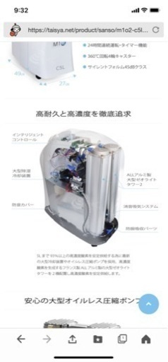 医療用酸素代替モデル