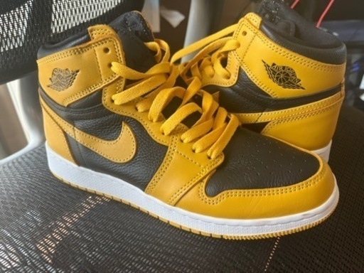 エアジョーダン1 レトロ ハイ イエロー 黄色 黒 24.5cm