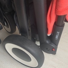 cybex gold ベビーカー　ハイビスカスレッドの画像