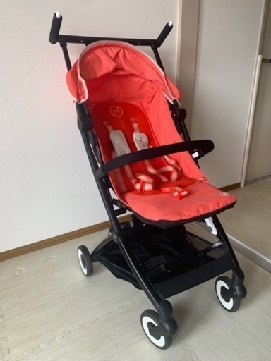 cybex gold ベビーカー　ハイビスカスレッド