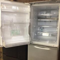 フリーケースヒビ有 凹み有 冷蔵庫 シャープ SJ-W351D-S 2018年製 350L 3