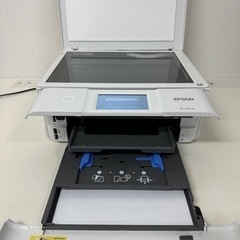 【引取】エプソン プリンター A4 インクジェット 複合機 カラリオ EP-881AW ホワイト(白) 2018年モデルの画像