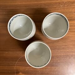 湯呑３個組（梅）の画像