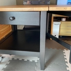 【取引予定者決まりました】IKEAテーブル　伸縮式の画像