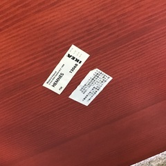 IKEA HEMNES ヘムネス　サイドテーブル　レッドの画像