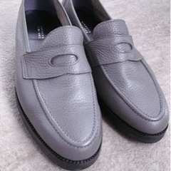 <新品>ローファー　グレー　バーニーズニューヨーク