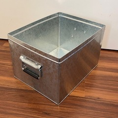 《あげます！》【無印良品】トタンボックス 蓋なし 