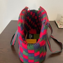 【無料】レトロ ペット用キャリーバッグ（小型犬用）の画像