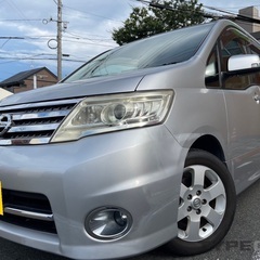 低走行7万キロ‼️月々1.3万円〜分割払い可❗️車検2年付き！大人気☆ニッサン セレナハイウェイスター☆8人乗り☆SDナビ☆TV・DVD☆ETC☆バックカメラ☆ドラレコ☆パワスラ☆ウィンカーミラー☆フル装備☆車内広々三列シート☆事故修復歴無し☆‼️の画像