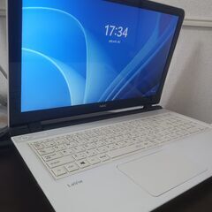 白NEC 高速SSD240G搭載 メモリ4G CD/DVD/読み書き 薄型スリムモデル 大