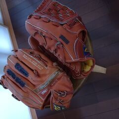 左手用のグローブ２個の画像